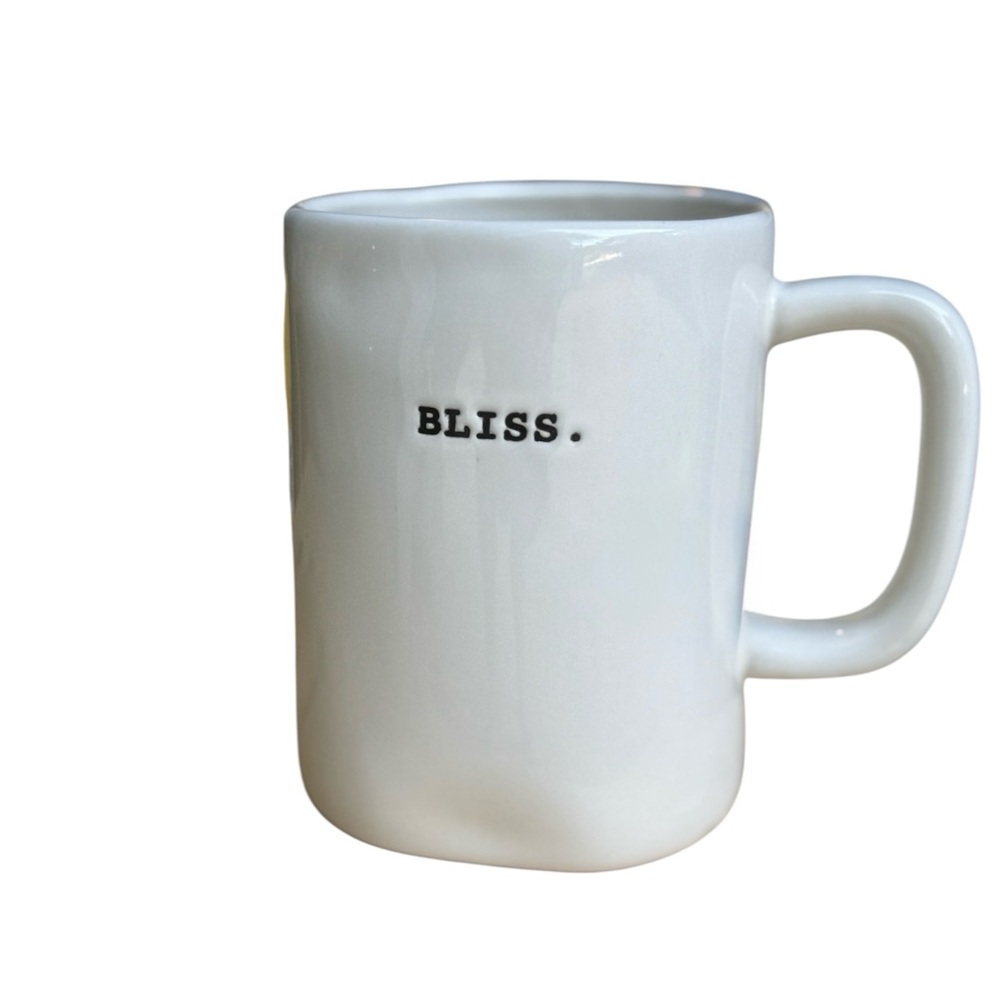Rae Dunn Bliss White Mug
